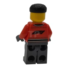 LEGO Formula 1 Pit Crew Member - Male, Reddish Orange Racing…