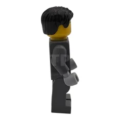 LEGO Audi Revolut F1 Team Driver - Male, Black Hair