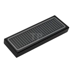LEGO Carreau 1 x 3 avec grille à rayures verticales gris…