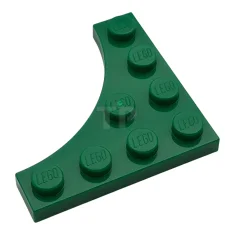 LEGO Plate 4 x 4 with Curved Cutout