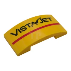 LEGO Slope 4 x 2 x 2/3 Double Curved with 'VISTAJET'…