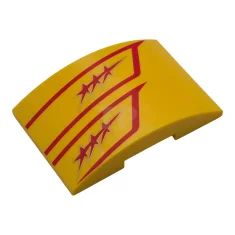 LEGO Slope 6 x 4 Double Curved with Stars and Stripes…