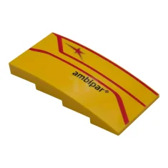 LEGO Slope 8 x 4 x 1 2/3 Curved with 'ambipar',…