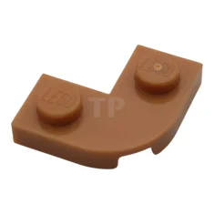 LEGO Platte 2 x 2 Rundecke mit 1 x 1 Ausschnitt