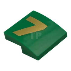 LEGO Slope 2 x 2 x 2/3 Curved with '7' Pattern