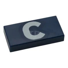 LEGO Carreau 1 x 2 avec motif de lettres majuscules C…
