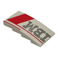 LEGO Slope 8 x 4 x 1 2/3 Curved with 'IBM'…