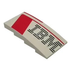 LEGO Slope 8 x 4 x 1 2/3 Curved with 'IBM'…