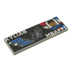 LEGO Carreau 2 x 6 avec le motif signature de Kylian…