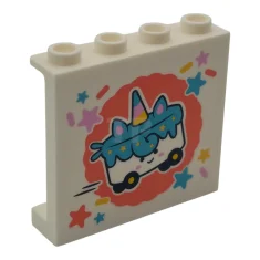 LEGO Panel de 1 x 4 x 3 con soportes laterales…