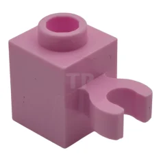 LEGO Baksteen, Aangepast 1 x 1 met Clip Verticaal (open O-clip)…