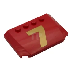 LEGO Wedge 4 x 6 x 2/3 Triple Curved with Gold…