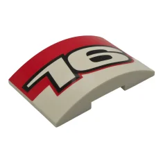 LEGO Slope 6 x 4 Double Curved with '16' Pattern -…