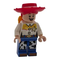 LEGO Jessie - Gambe normali, testa e fiocco da minifigure, punte…