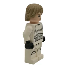 LEGO Luke Skywalker - Stormtrooper Outfit, Printed Legs, Dark Tan Hair,…