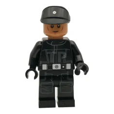 LEGO Imperial Shuttle Pilot - Medium Nougat Head, Imperial Officer Cap