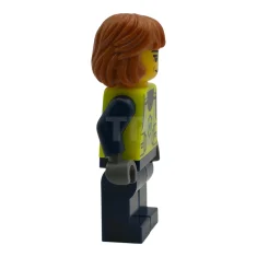 LEGO Police - City Officer Female, Neon Yellow Safety Vest, Dark…