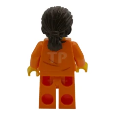 LEGO Police - City Jail Prisoner Male, Orange Prison Jumpsuit, Dark…