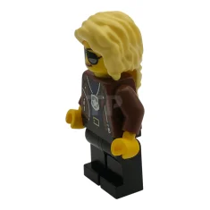 LEGO Police - City Detective Female, Reddish Brown Jacket, Black Legs,…