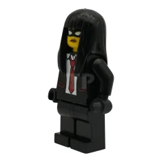 LEGO Police - City Bandit Crook Female, Black Tuxedo with Red…