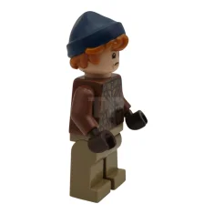 LEGO Ron Weasley: chaqueta marrón rojiza, pantalones de color beige oscuro…