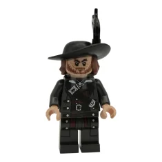 LEGO Hector Barbossa - Parelmoer-donkergrijze jas