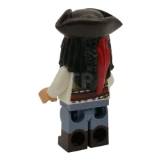 LEGO Captain Jack Sparrow - White Shirt, Dark Blue Plain Vest,…