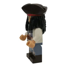 LEGO Captain Jack Sparrow - White Shirt, Dark Blue Plain Vest,…