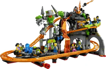 LEGO Lava Land Roller Coaster Park