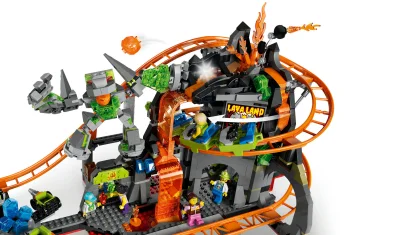 LEGO Lava Land Roller Coaster Park