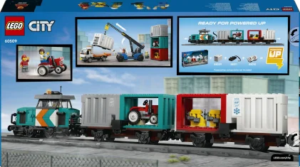 LEGO Harbor Freight Train with Crane & Truck
