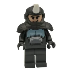 LEGO Rinoceronte - Armadura de hombros con cuerno blanco, patas de…