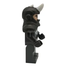 LEGO Rinoceronte - Armadura de hombros con cuerno blanco, patas de…