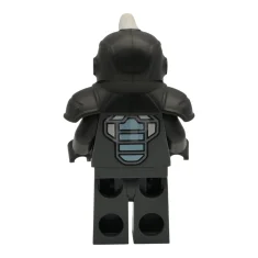 LEGO Rinoceronte - Armadura de hombros con cuerno blanco, patas de…
