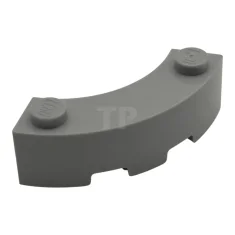 LEGO Brick, Round Corner 3 x 3 Macaroni with 2 Studs