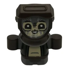 LEGO Anzellan - Capucha marrón oscuro (6581505)