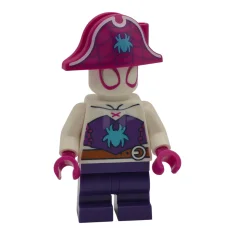 LEGO Ghost-Spider (Gwen Stacy) - Piernas moradas oscuras de tamaño mediano,…