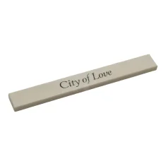 LEGO Tegel 1 x 8 met zwart ‘City of Love’-patroon