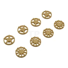 LEGO Wielhoes 5 spaaks en 10 spaaks voor wiel 18976, 8…