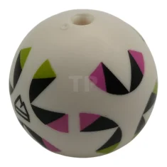 LEGO Bal, voetbal met noppenhouder en Sports Mountain-logo, met een patroon…