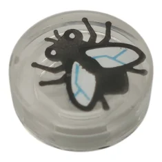 LEGO Baldosa redonda de 1 x 1 con una mosca negra,…