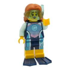 LEGO Zeebioloog, Serie 29 (alleen minifiguur, zonder standaard en accessoires)
