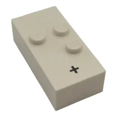 LEGO Mattone Braille 2 x 4 con 3 borchie e motivo…