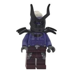 LEGO Guerriero Oni - Torso blu-viola, gambe marrone-rossastre