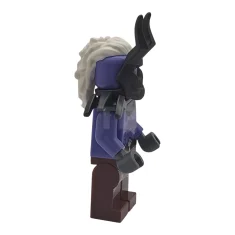 LEGO Guerriero Oni - Torso blu-viola, gambe marrone-rossastre