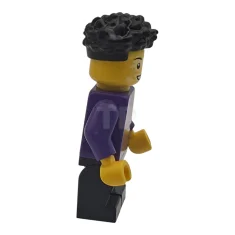 LEGO Child - Boy, Dark Purple Tracksuit, Black Medium Legs, Coiled…