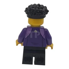 LEGO Child - Boy, Dark Purple Tracksuit, Black Medium Legs, Coiled…