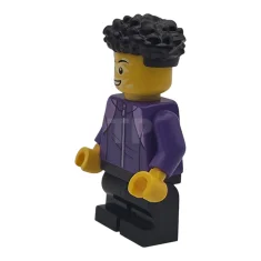 LEGO Child - Boy, Dark Purple Tracksuit, Black Medium Legs, Coiled…