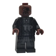 LEGO Nick Fury - Trench en cuir, jambes noires
