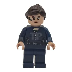 LEGO Maria Hill - Tailleur bleu foncé, manches imprimées